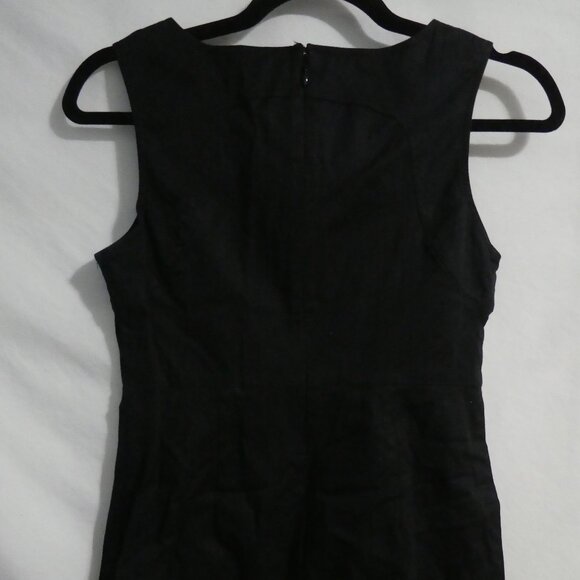 BANANA REPUBLIC PETITE | 2P | Black Sleeveless Dress | Zip-Up Back Closure - Picture 13 of 16